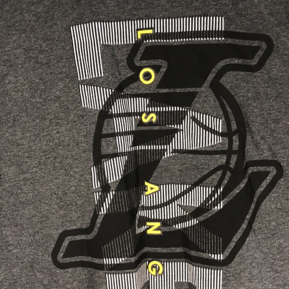 NBA, Ultra Game Los Angeles LA Lakers Gray T-shirt - Picture 4 of 6